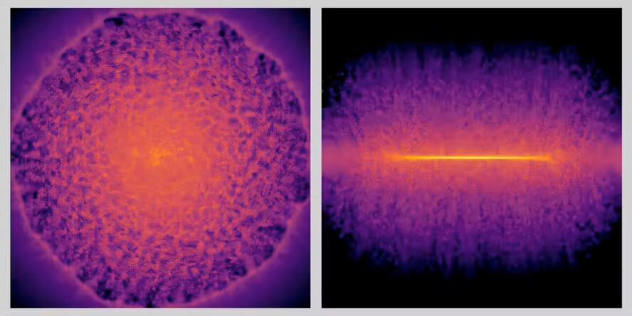 Científicos simularon 100.000 millones de estrellas da Vía Láctea en un modelo que abarca mil millones de años en solo 115 días.