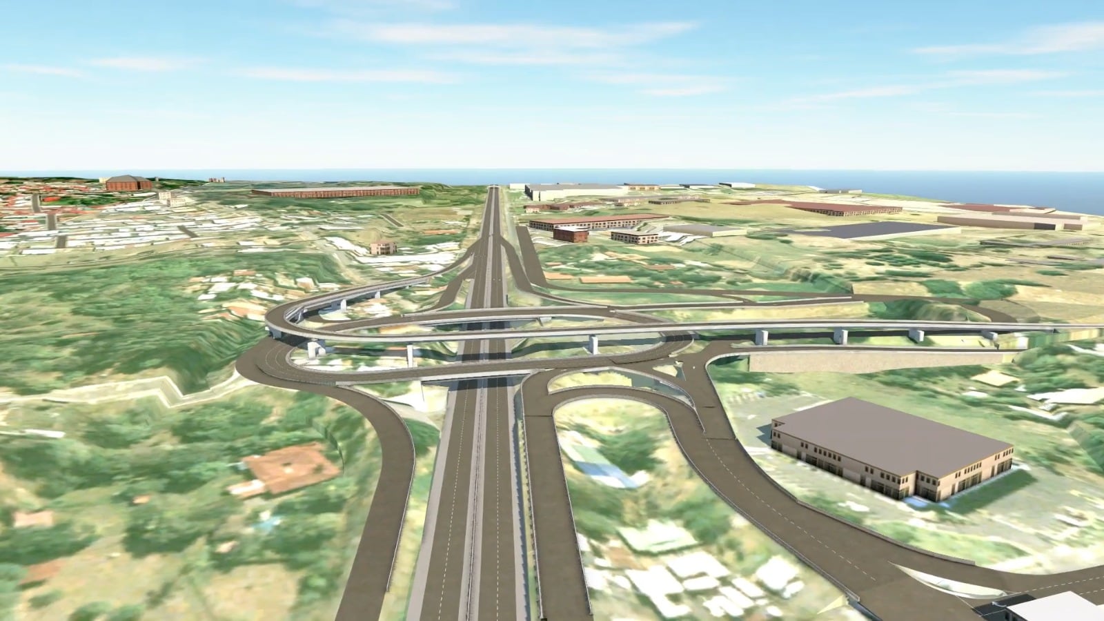 Así se verá el nuevo intercambio en El Coyol.