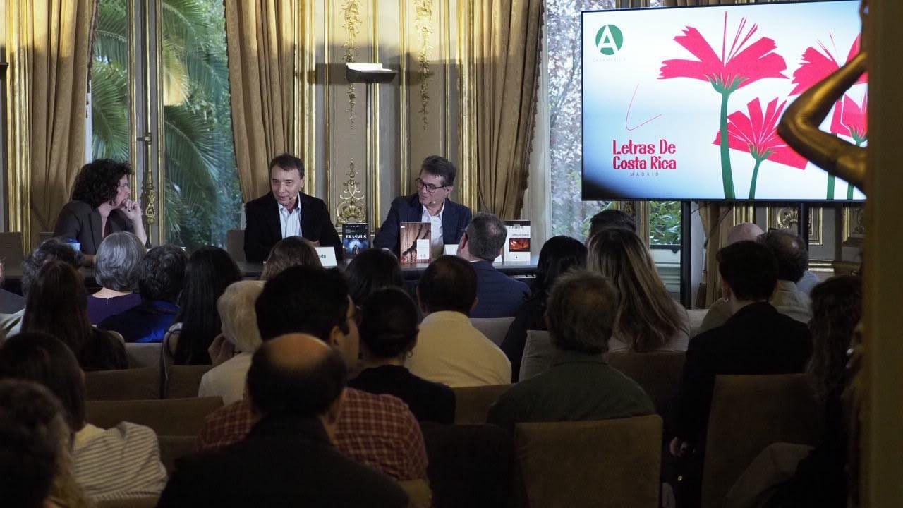 El Festival Letras de Costa Rica se llevó a cabo este miércoles 7 de octubre en el Palacio de Linares, en Madrid.