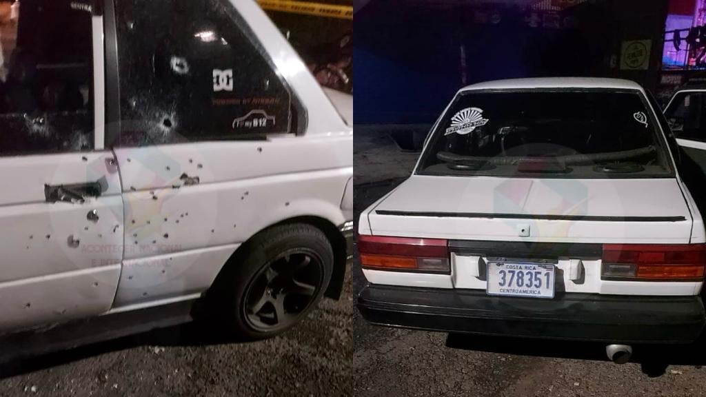 Ataque a balazos en Aserrí