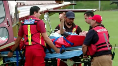 Eli Feinzaig fue trasladado vía aérea a hospital privado en Santa Ana para su recuperación