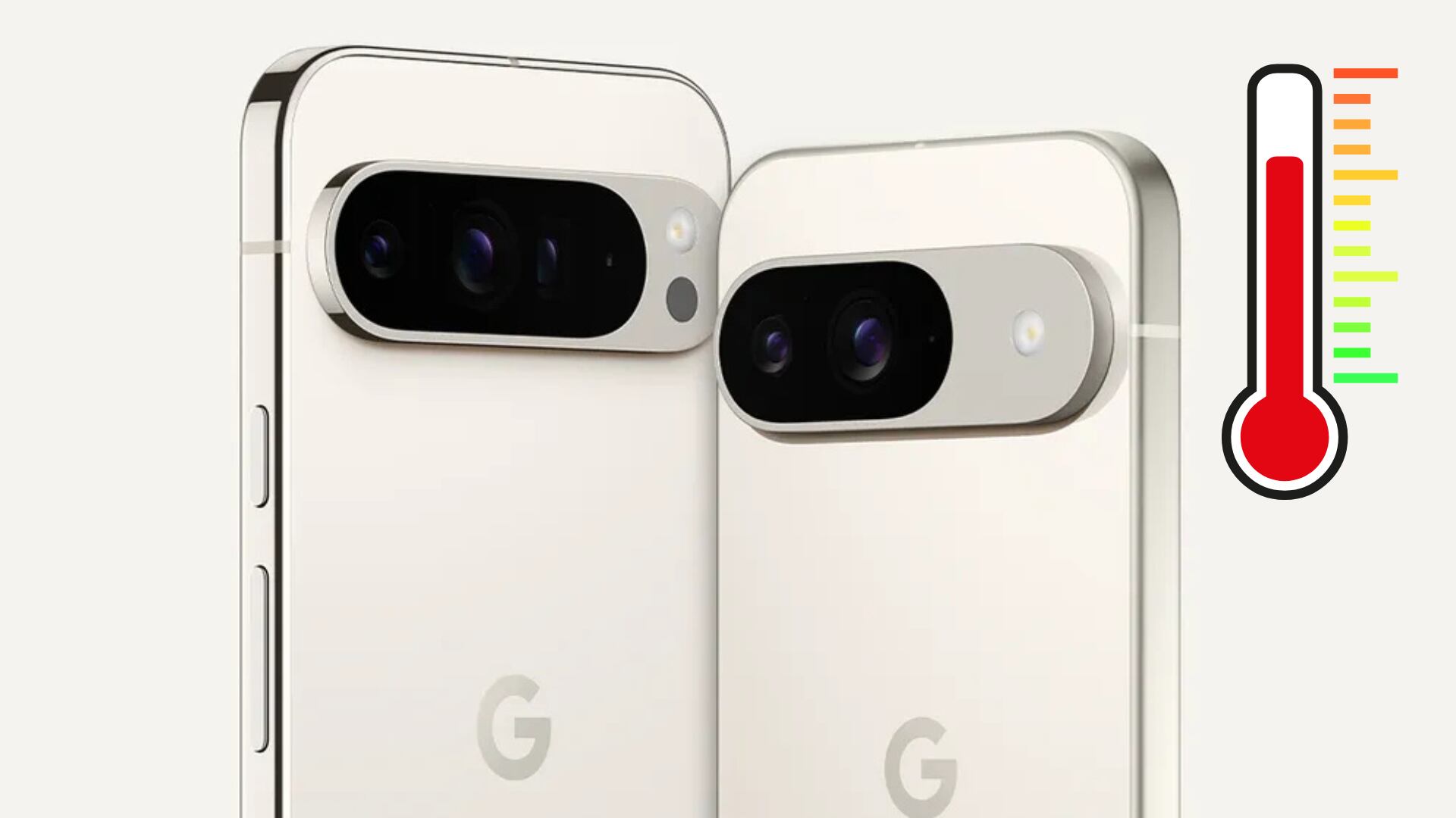 Primer plano de los modelos de teléfonos Pixel 8 y Pixel 8 Pro, mostrando sus cámaras traseras y diseño minimalista.