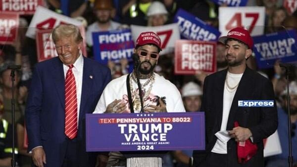 Anuel AA, Justin Quiles y Donald Trump