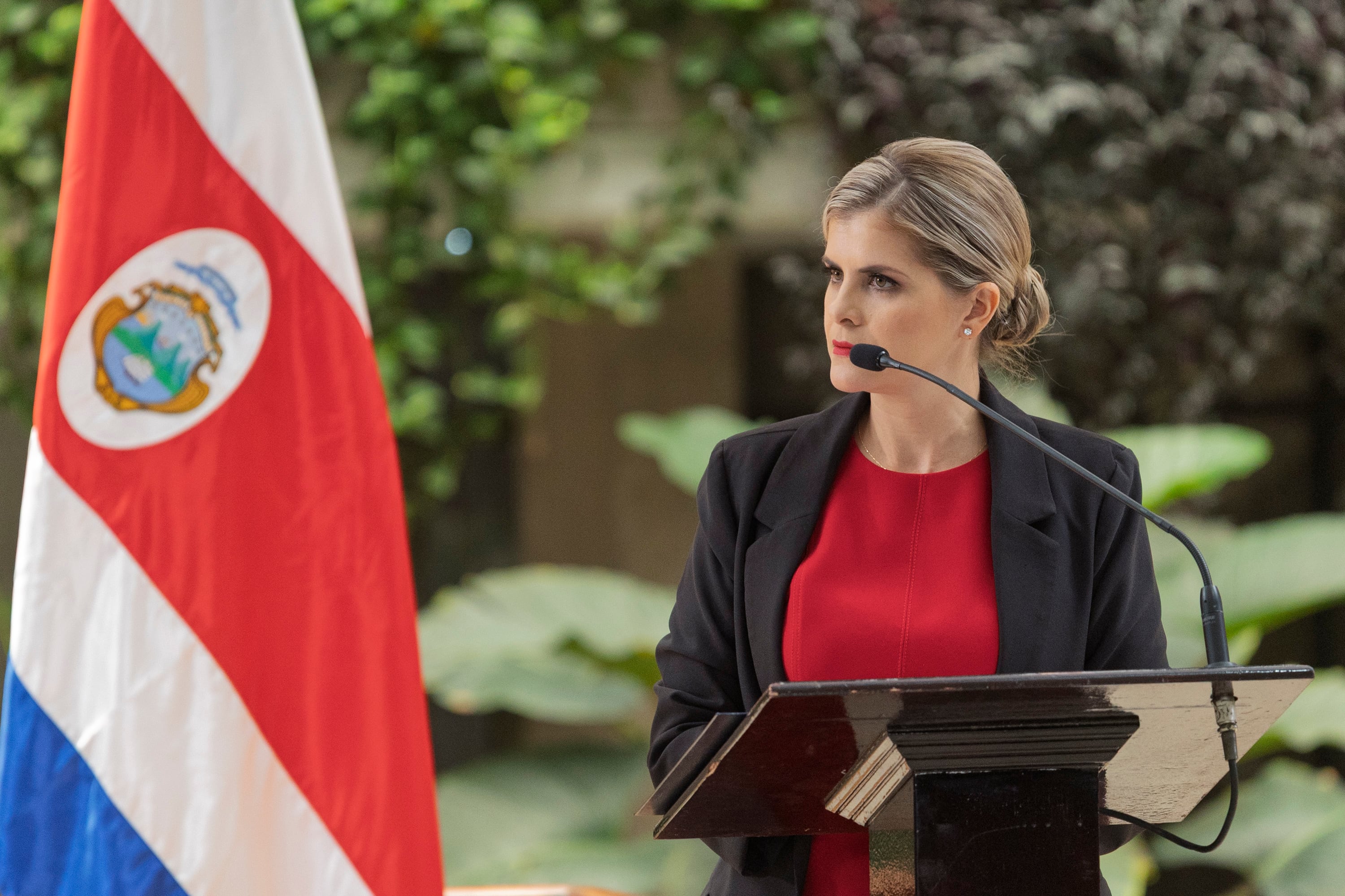 22/06/2026, San José, Casa Presidencial, conferencia de prensa de la presidenta Laura Fernández junto al ministro de Hacienda Rodrigo Chaves.