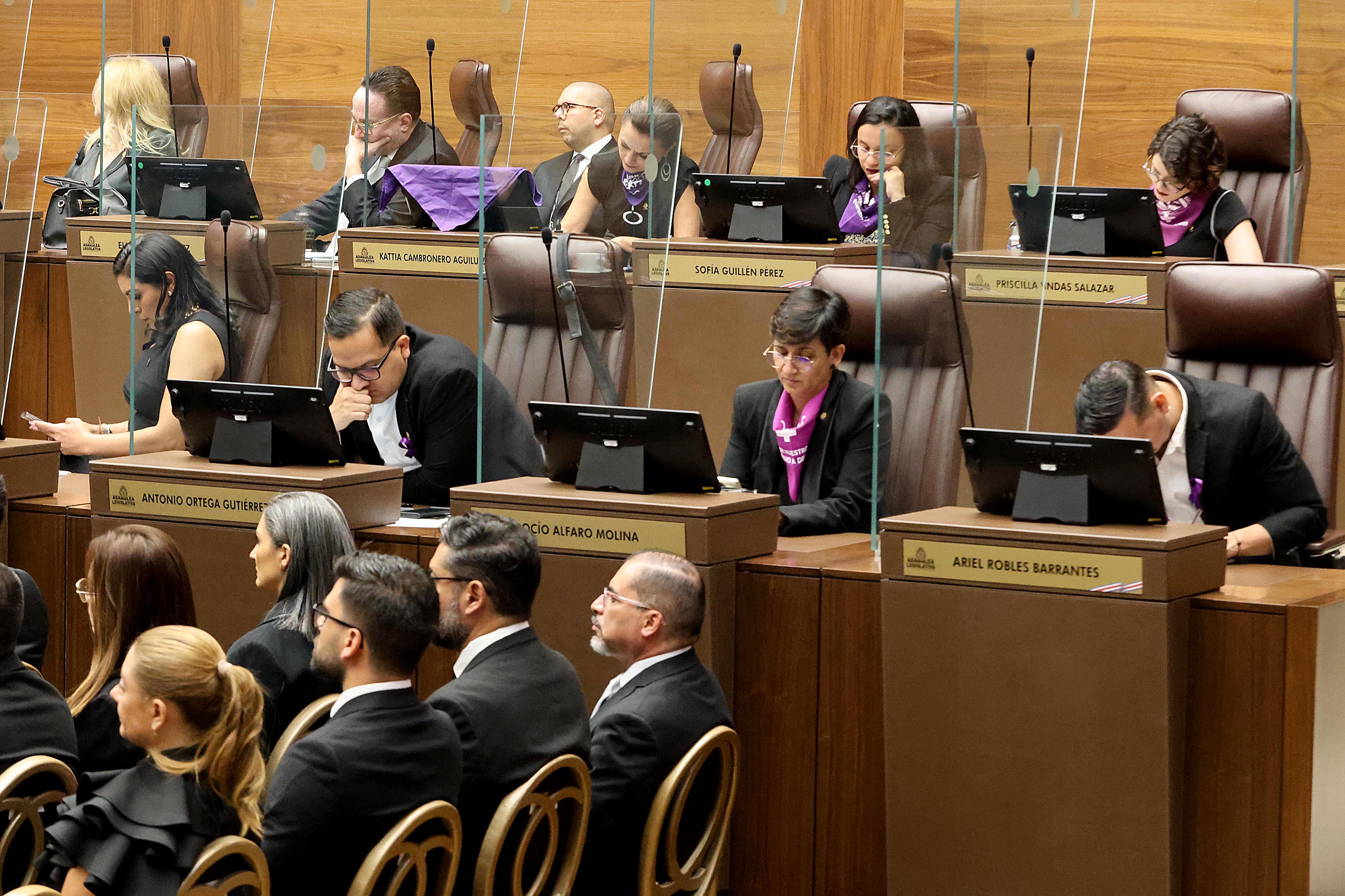 02/05/2024 Asamblea Legislativa. Rendición de cuentas del segundo año de gobierno, por parte del mandatario Rodrigo Chaves, en el Plenario Legislativo. Foto: Rafael Pacheco Granados