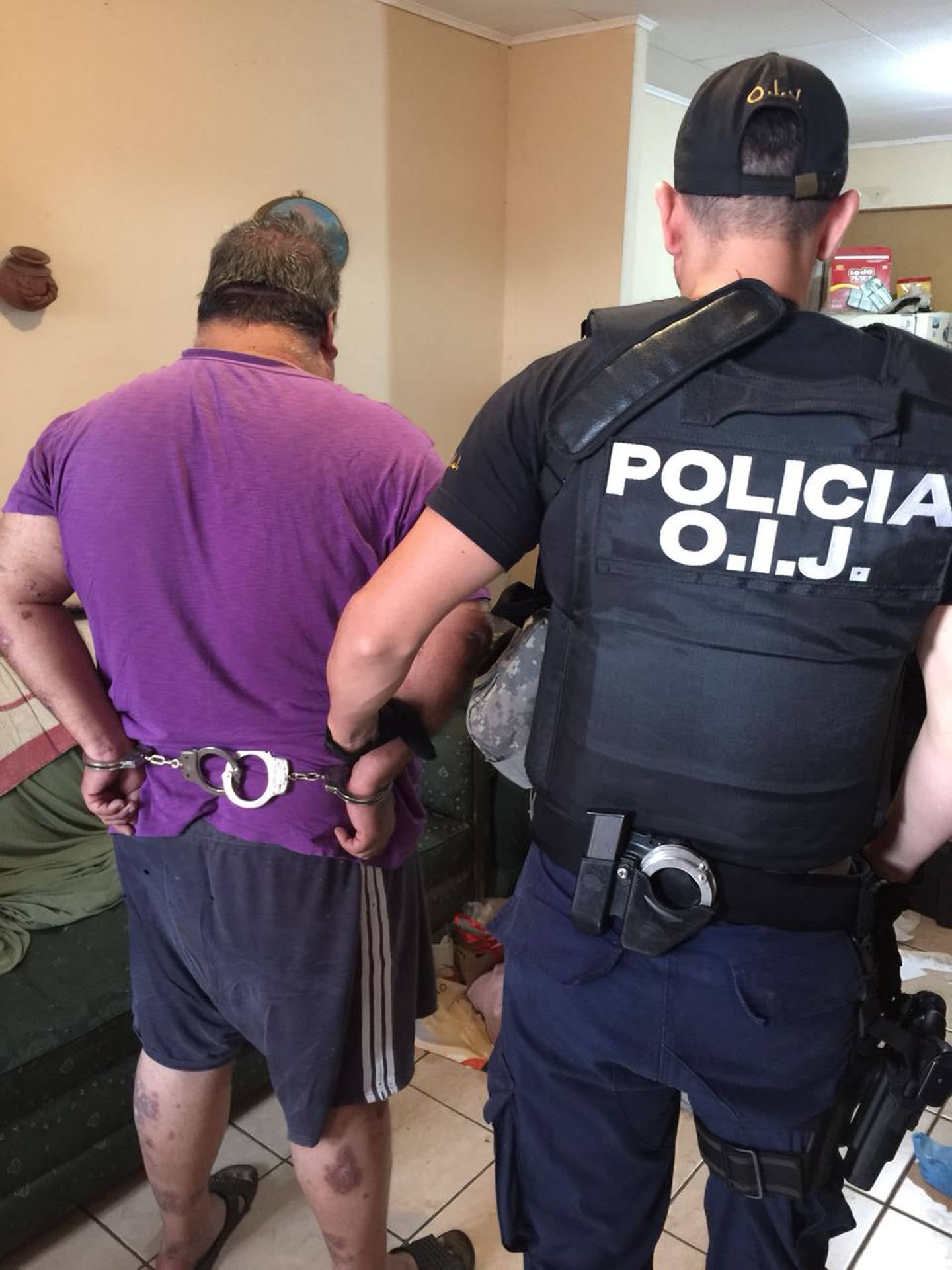 Aunque en el 2018 el OIJ capturó a Francisco Segura Jiménez, quien era funcionario de la DIS y sospechoso de narcotráfico internacional, dos años después lo mataron en San José. Foto: Archivo/ OIJ.