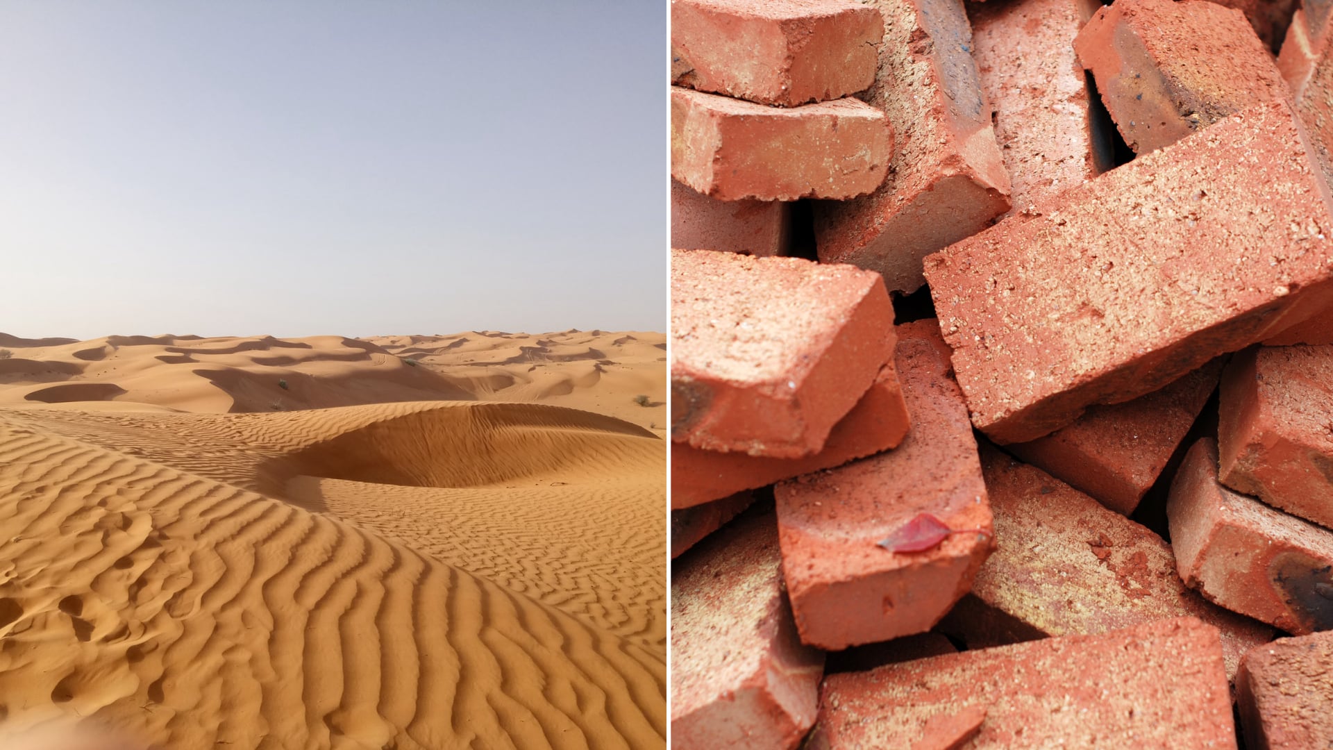 Arquitectos crean ladrillos con arena del desierto y reducen a la mitad el uso de cemento en la construcción