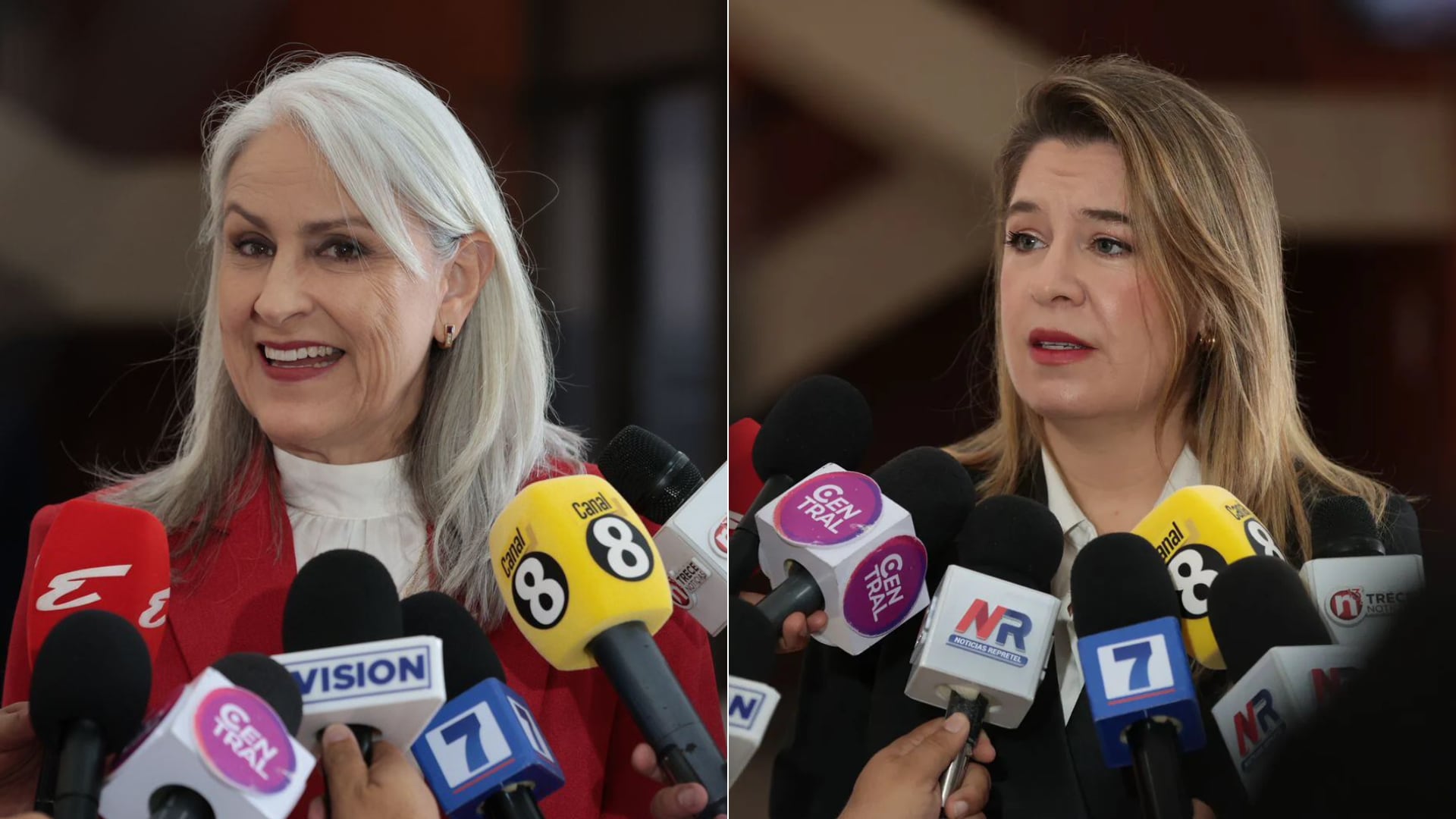 Diputadas Abril Gordienko y Claudia Dobles