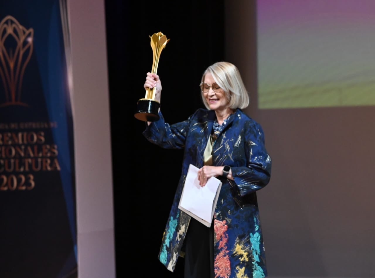 11/03/2024, San Jose, Teatro Nacional, entrega de Los Premios Nacionales. En la fotografía Marjorie Ross.