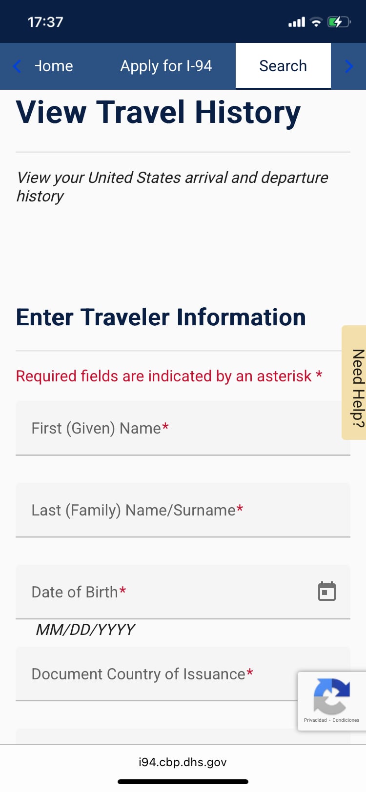 Pasos para verificar sus entradas y salidas de Estados Unidos.