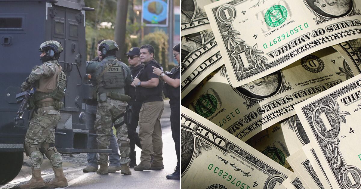 Incautaciones de dinero aumentaron en un 446% desde 2022.