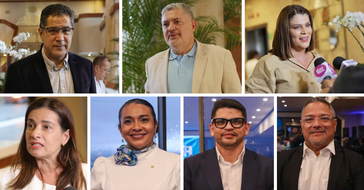 El partido chavista Pueblo Soberano (PPSO) eligió a los integrantes de las papeletas para diputados de las siete provincias. En la imagen, los primeros lugares de cada nómina.