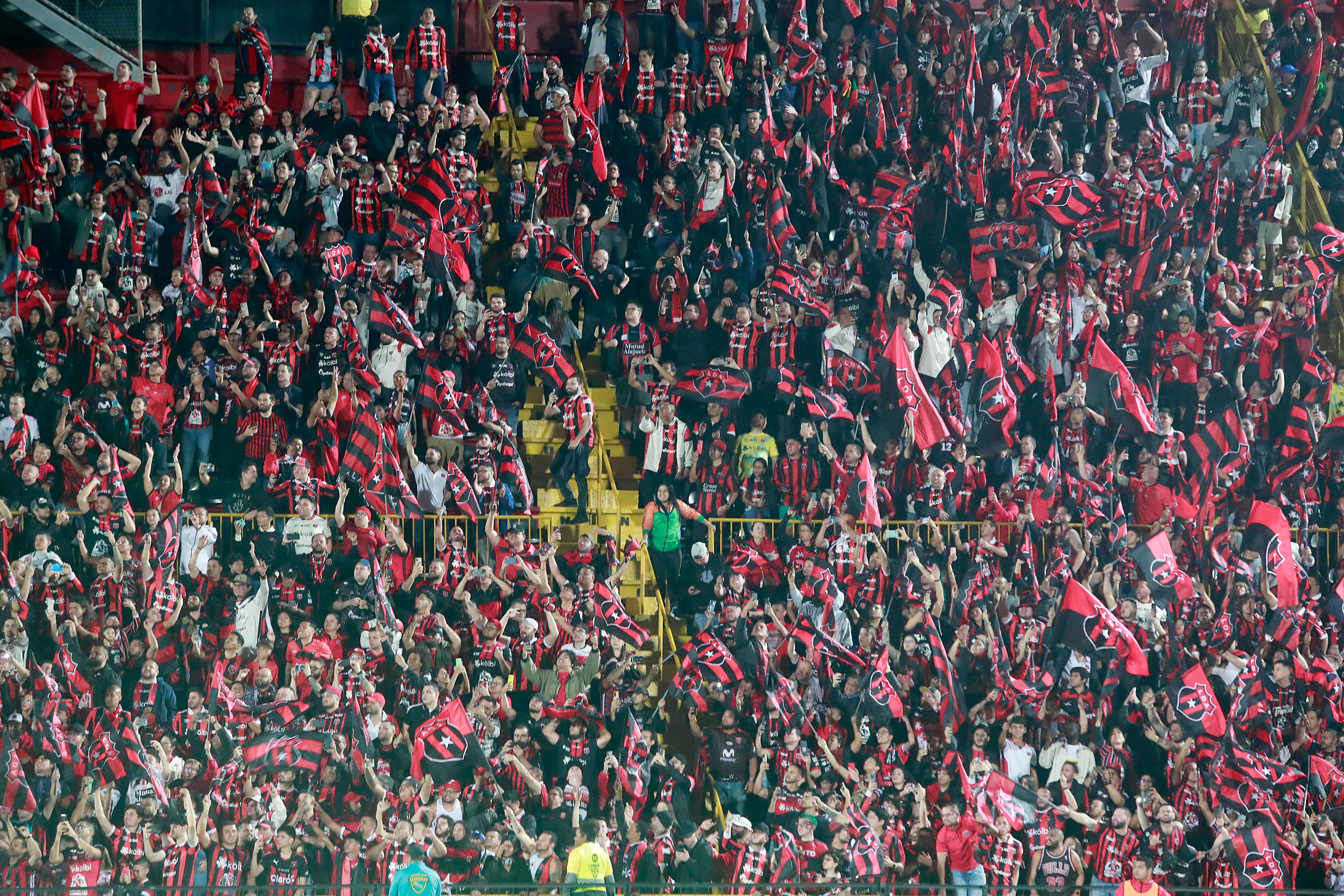 05/12/2023 Estadio Morera Soto. La Liga Deportiva Alajuelense recibió al Real Estelí, en partido de vuelta de la final de la Copa Centroamericana de Concacaf.