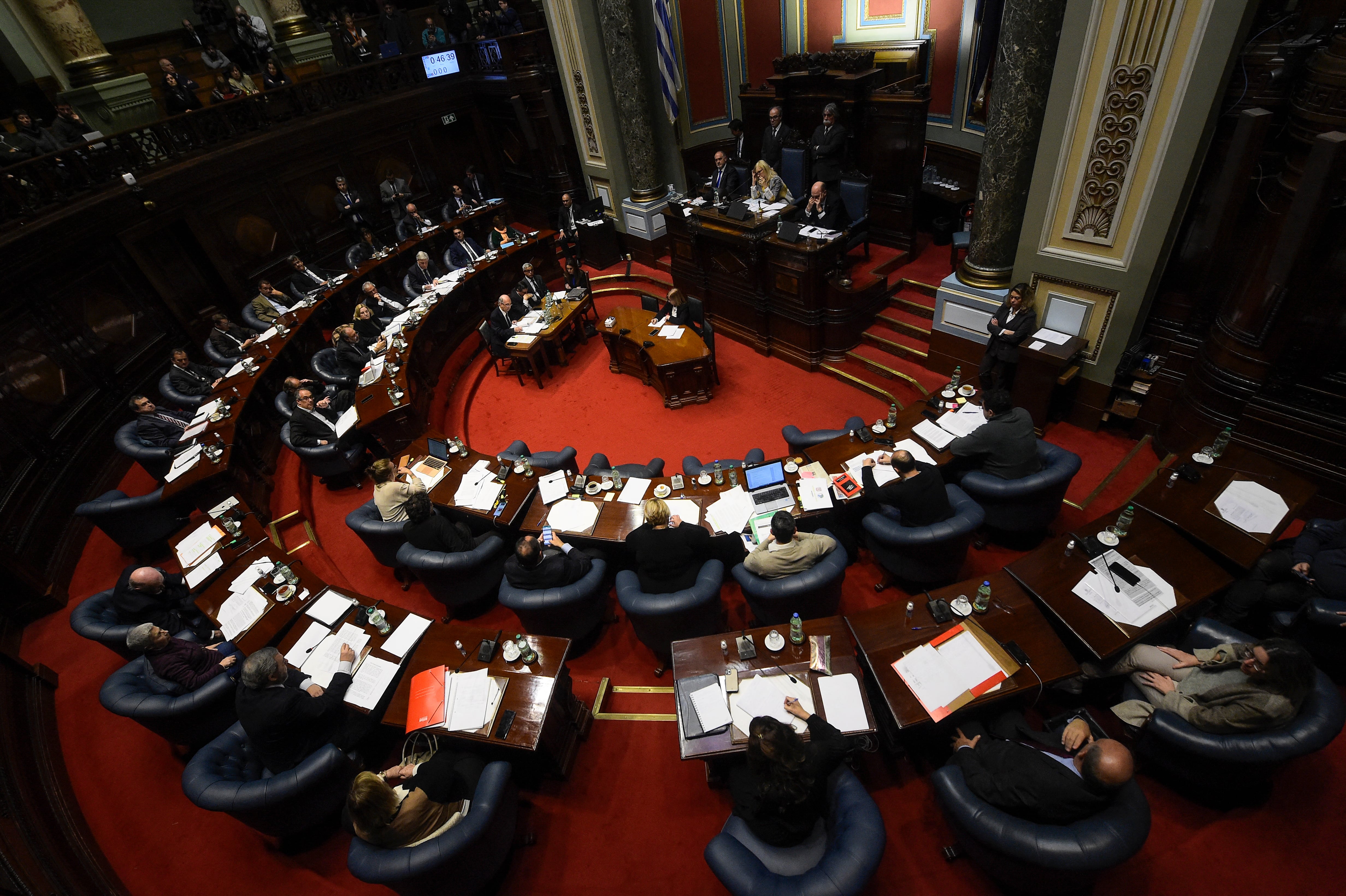 En la imagen el parlamento de Uruguay