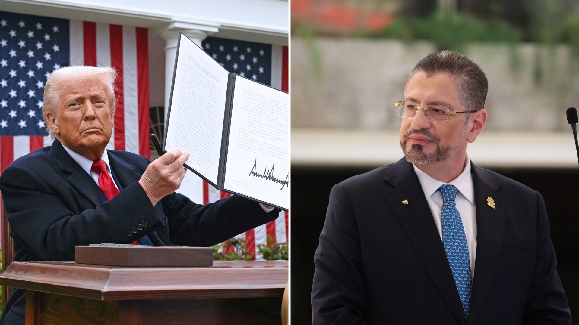 El presidente Rodrigo Chaves se refirió a los aranceles de 10% anunciados por Donald Trump para Costa Rica.