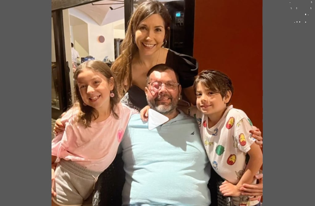 Gerardo Zamora. El apoyo de su familia, en especial de su esposa, Ginnés Rodríguez, lo mantuvo con ánimo. Foto: Cortesía