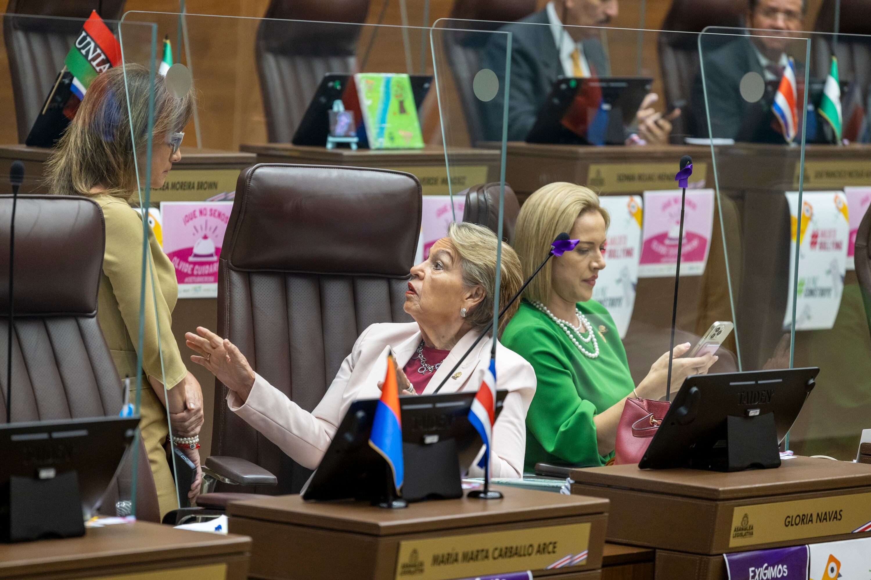 16/10/2024, San José, Asamblea Legislativa, entrevista con la diputada Andrea Alvarez.