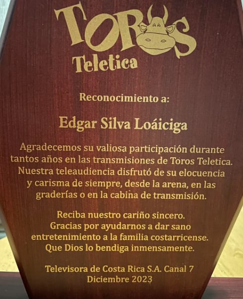 Edgar Silva, toros Palmares 2023.