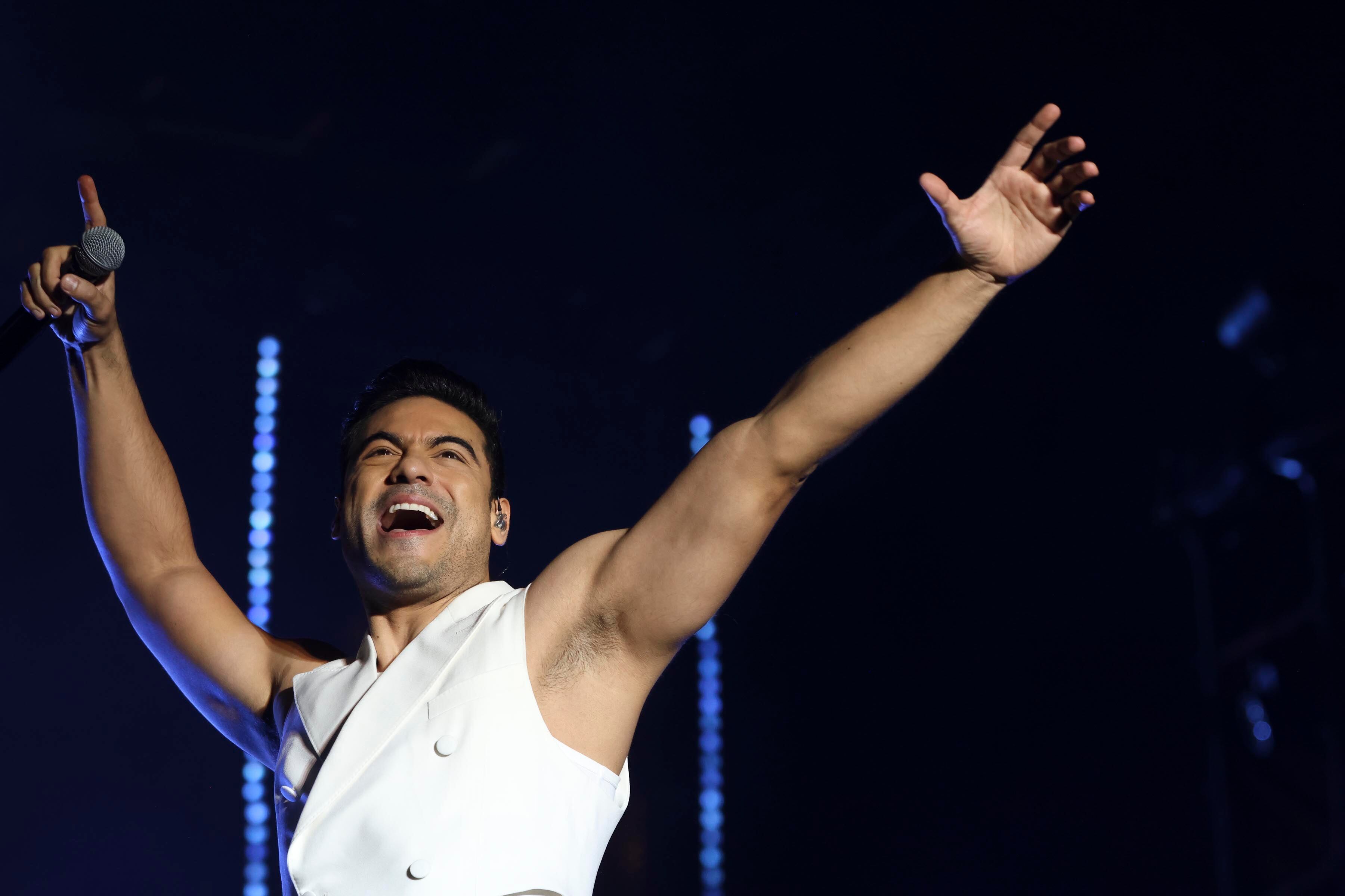 Carlos Rivera en el Estadio Nacional