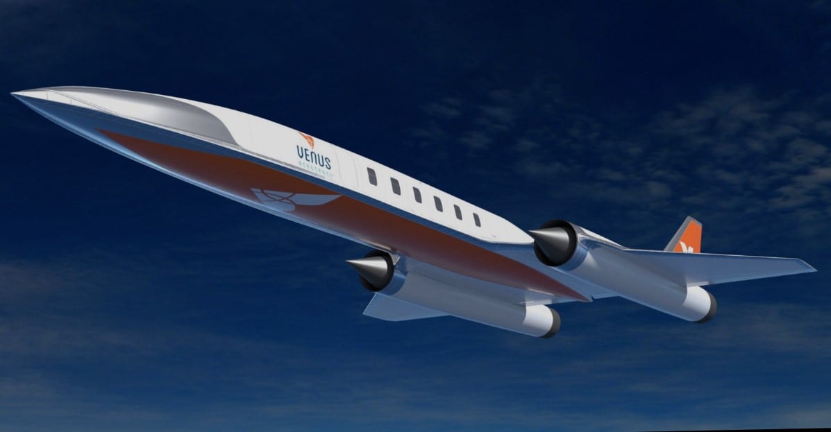 Venus Aerospace presentó imágenes exclusivas del diseño del avión supersónico.
