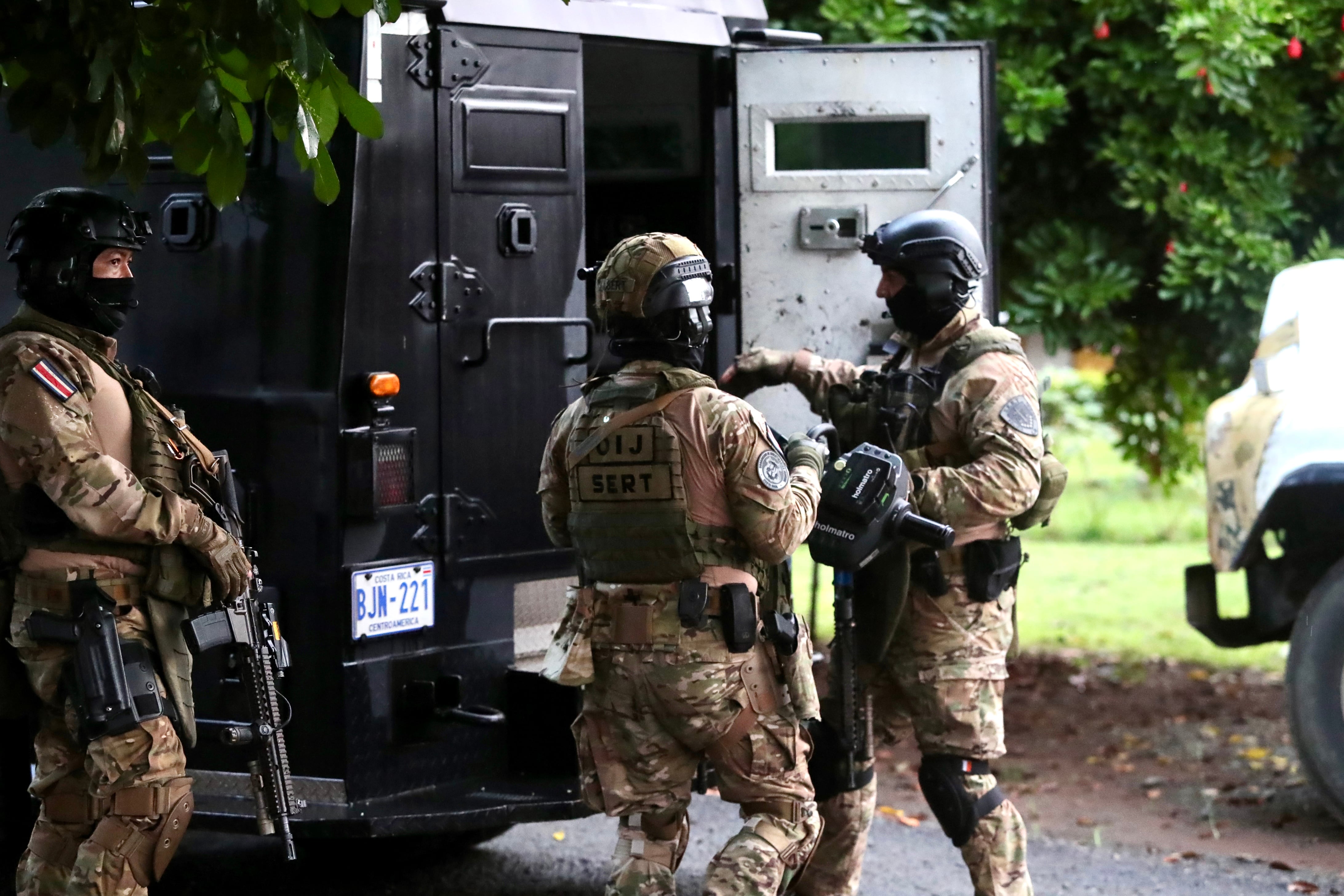 Allanamiento del OIJ Cahuita Limón