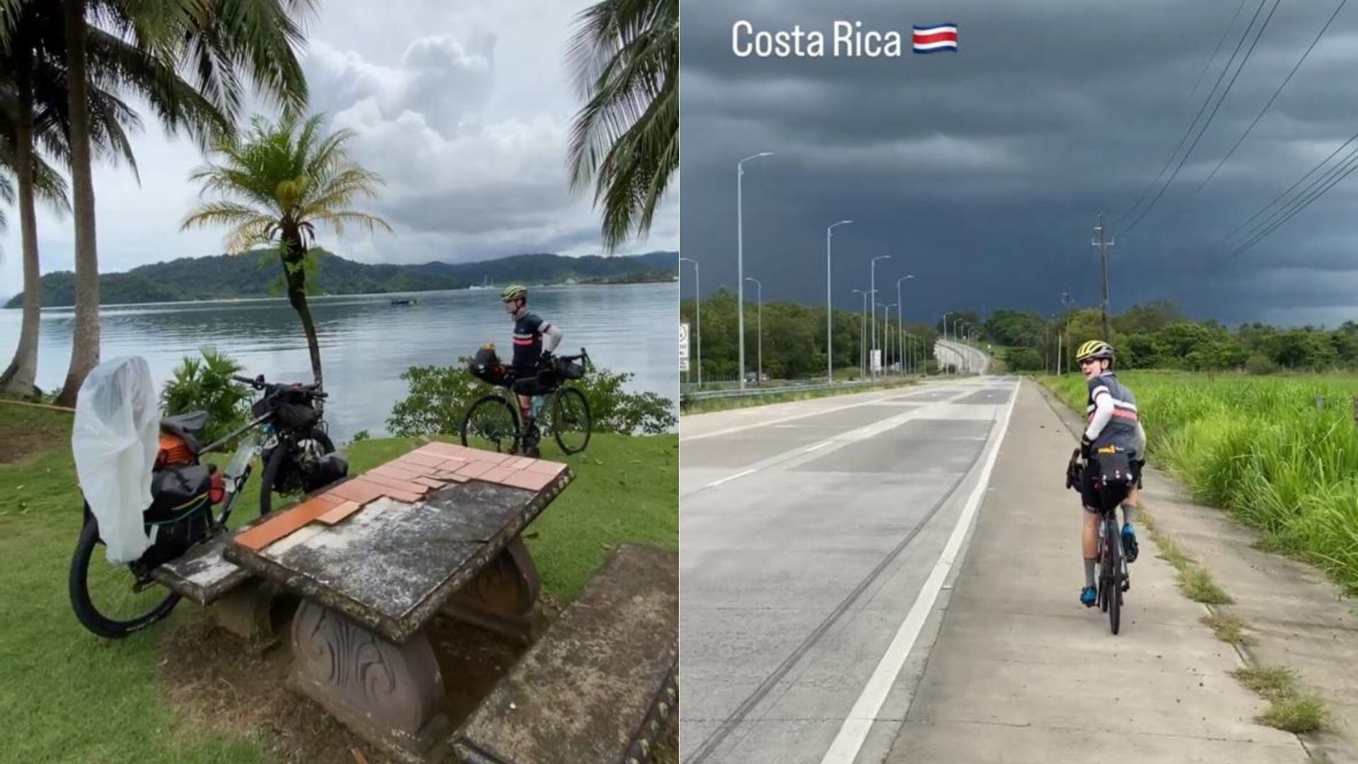 Liam Garner recorrió desde Alaska hasta Argentina en bicicleta y pasó por Costa Rica