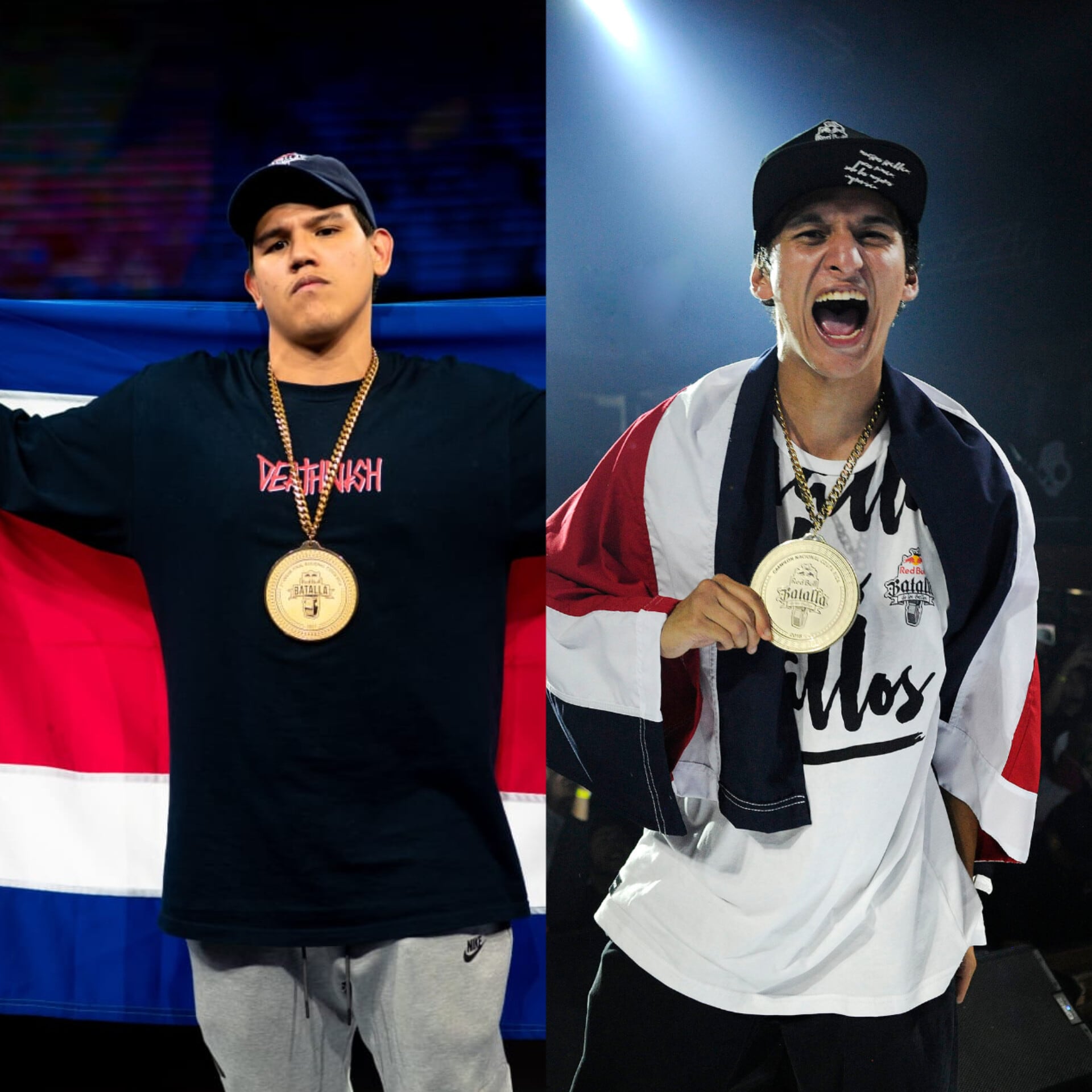 P8 y RVS, dos de los campeones ticos de la Red Bull Batalla rapearán en el concierto de Kodigo y Cacha.