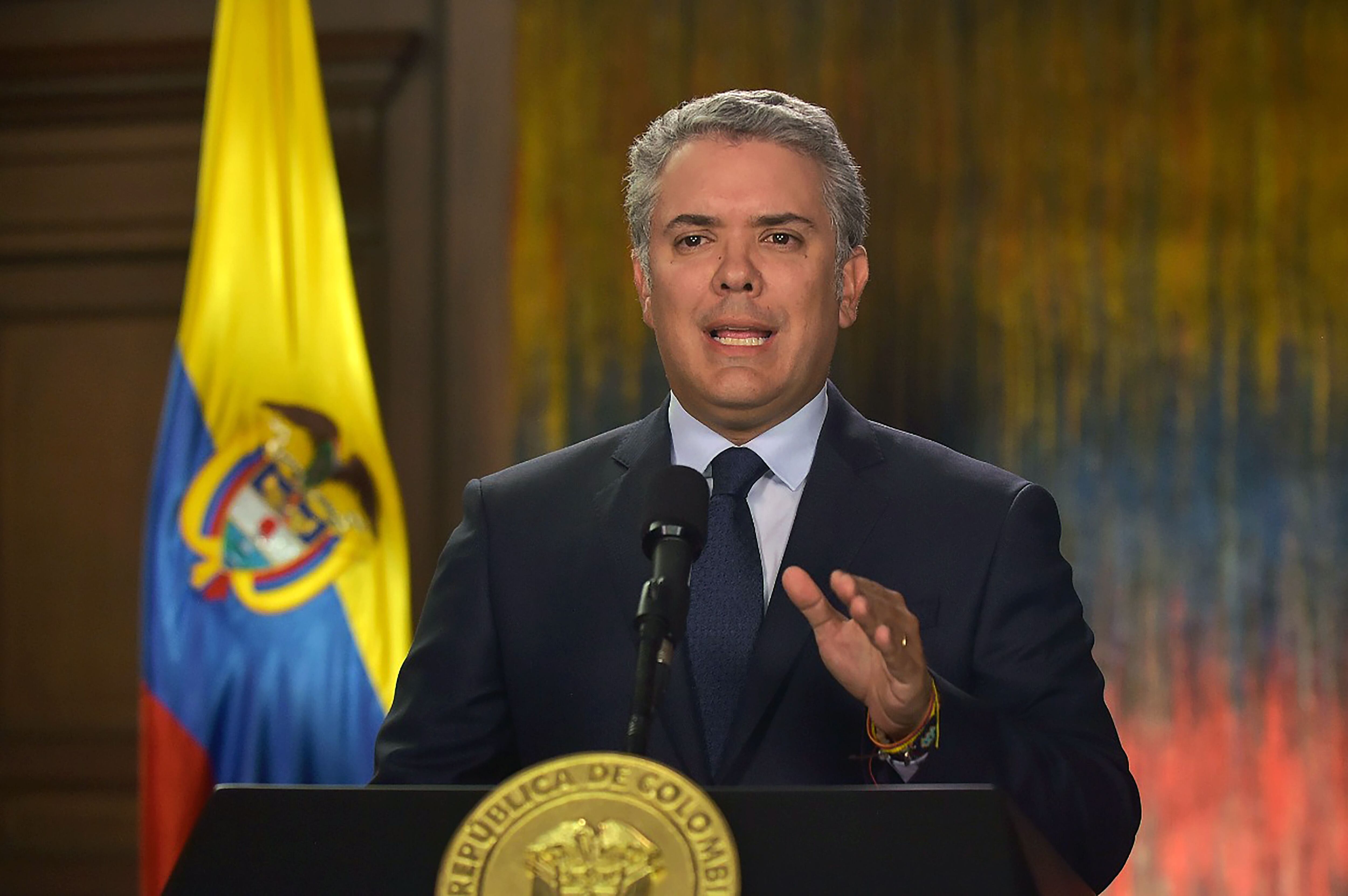 Iván Duque Márquez es un político y economista colombiano, fue presidente de Colombia entre 2018 y 2022. Foto: AFP