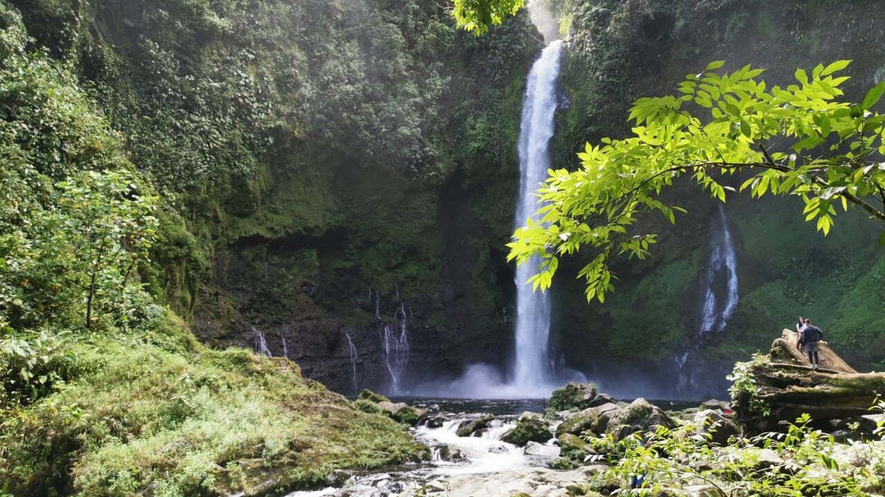 Catarata Dos Novillos se encuentra en la Argentina de Pocora en Guácimo, Limón.