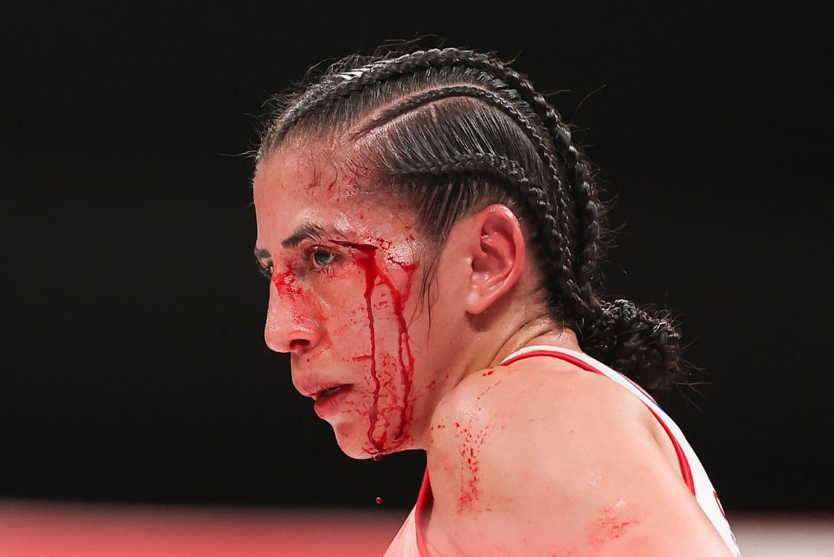 EL PASO, TEXAS - MAY 30: Yokasta Valle during her WBC Jr Flyweight championship bout at El Paso County Coliseum on May 30, 2026 in El Paso, Texas. Ed Mulholland/Getty Images/AFP (Photo by Ed Mulholland / GETTY IMAGES NORTH AMERICA / Getty Images via AFP)
