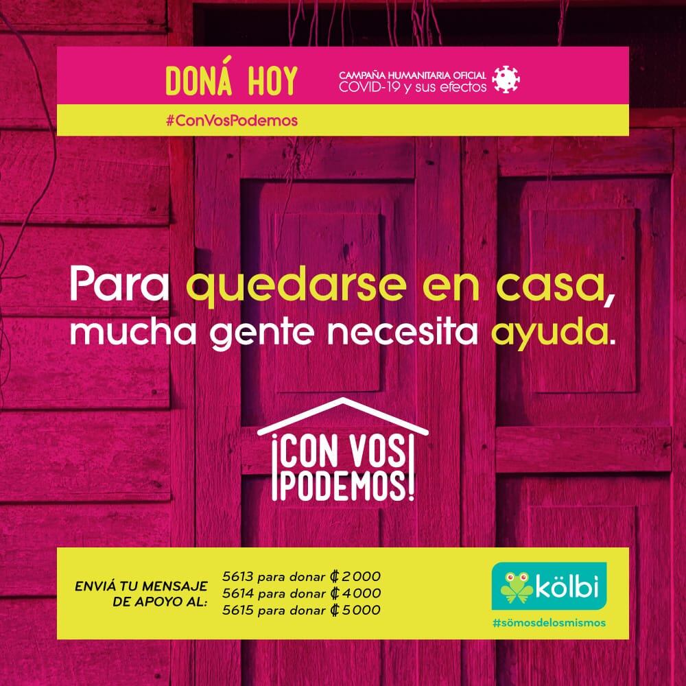 Campaña 'Con vos podemos'