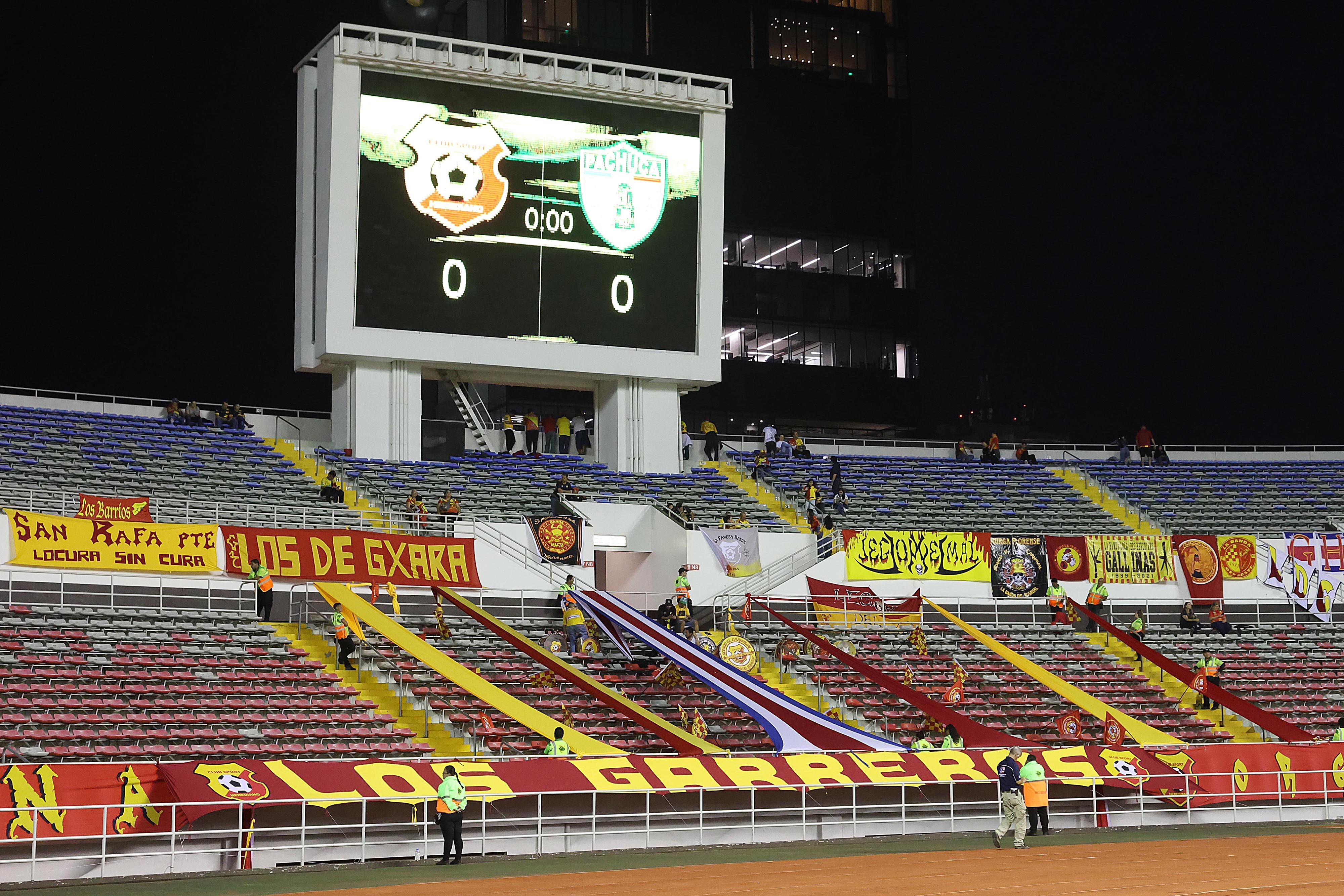 03/04/2024 Estadio Nacional, La Sabana. El Club Sport Herediano recibió al Pachuca, de Méxco, en el partido de ida de la serie de cuartos de final de la Copa de Campeones de Concacaf 2024. Foto: Rafael Pacheco Granados
