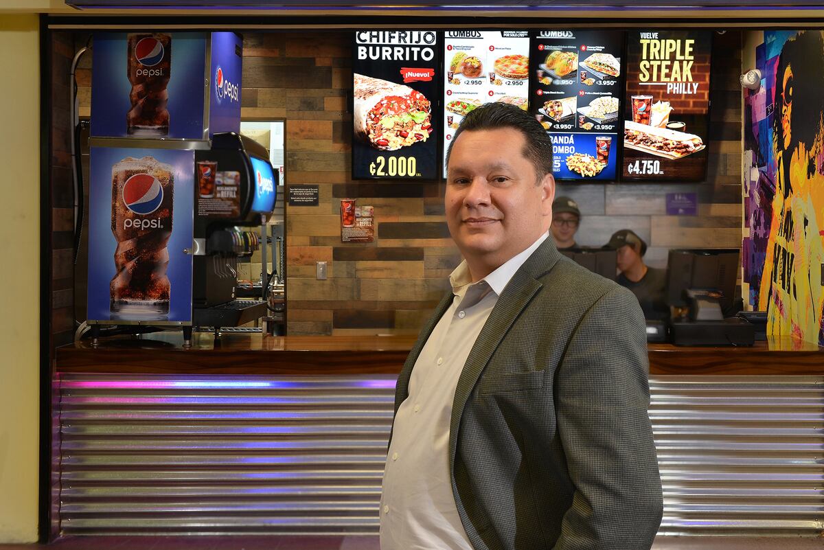 Mauricio Rodríguez, gerente general de Taco Bell y presidente de la Cámara Costarricense de Restaurantes (Cacore).