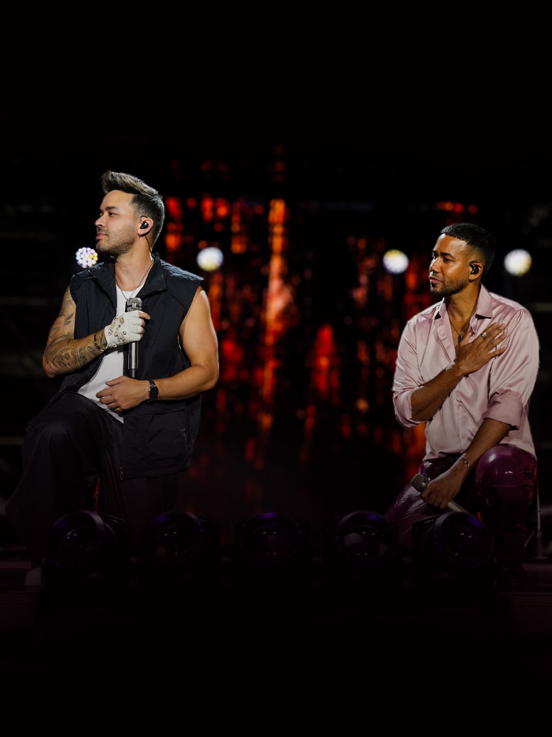 Romeo Santos y Prince Royce llegarán al Estadio Nacional con una puesta en escena inspirada en Nueva York, ciudad donde ambos artistas crecieron.