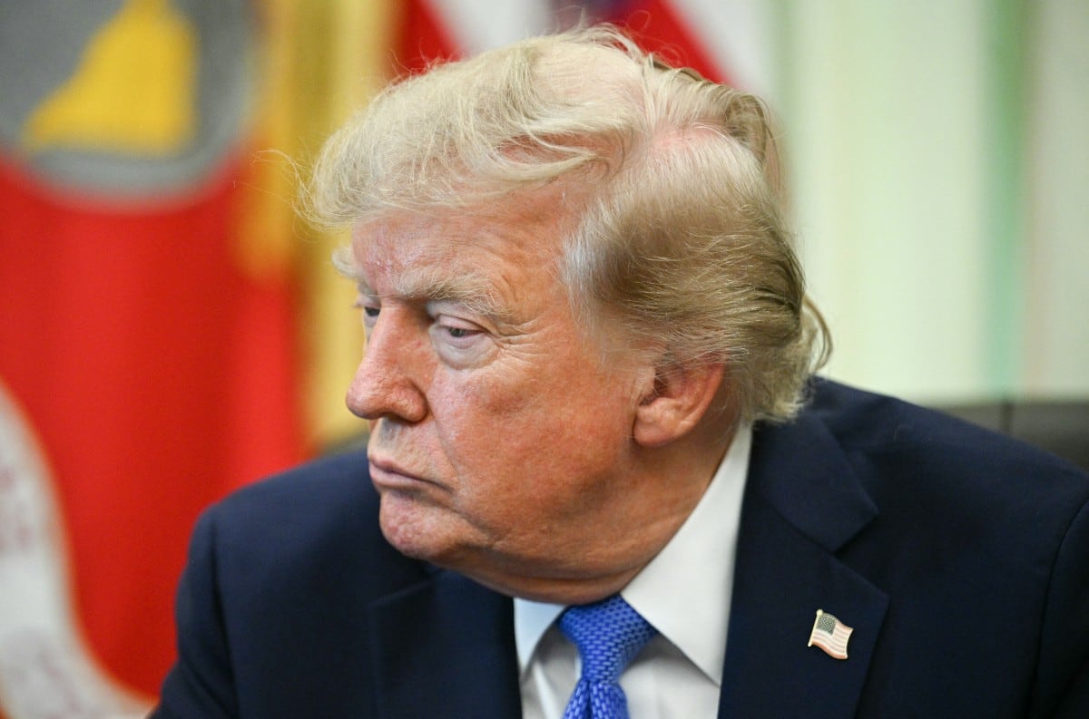 Donald Trump en el Salón Oval, en la Casa Blanca.