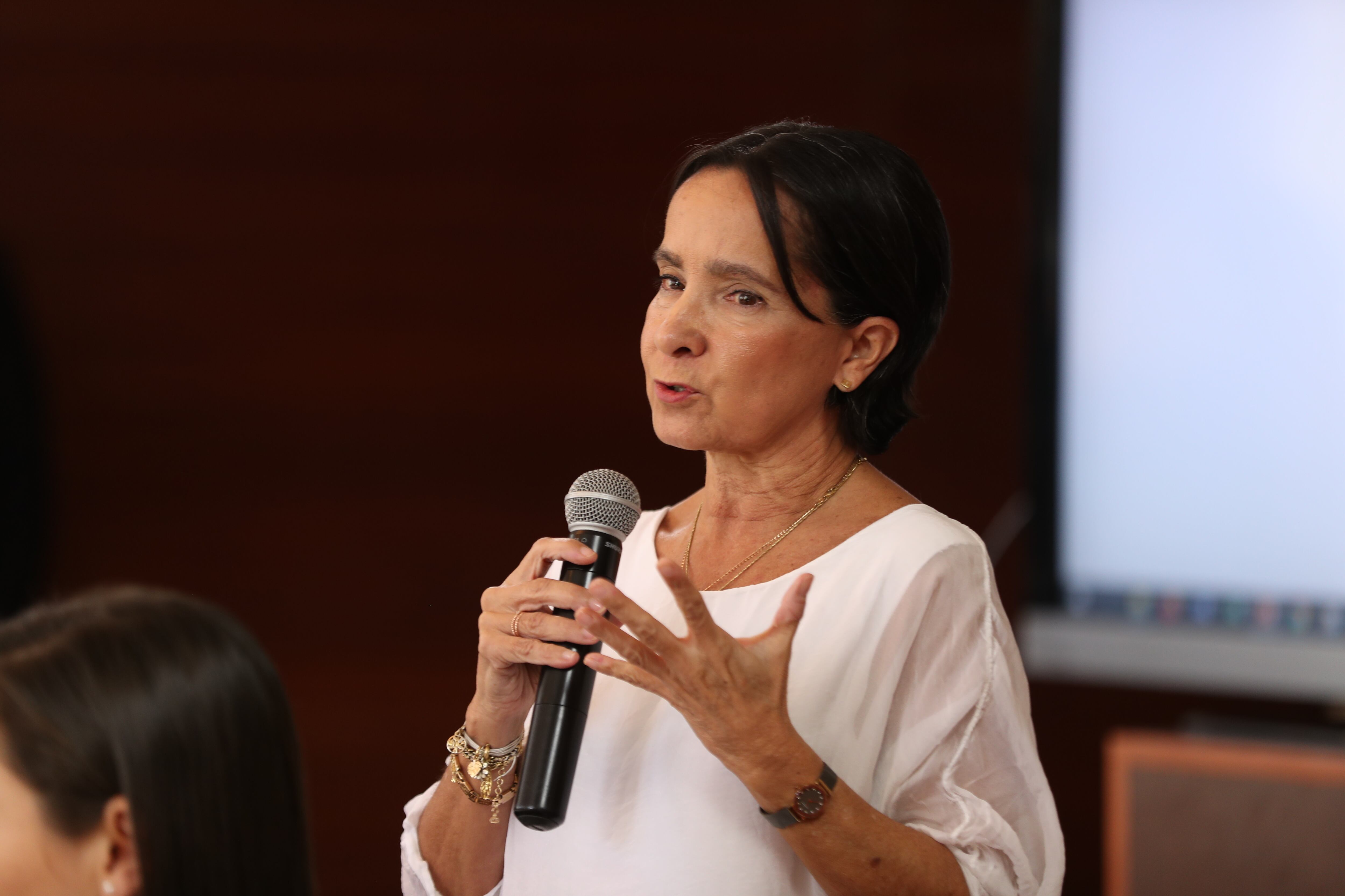 24/02/2020, San José, Casa Presidencial, presentación de la viceministra de presidencia Silvia Lara, Diego Fernández jefe de la unidad de datos y Viviana Benavides asesora del grupo legal del presidente, con la que van a explicar los trabajos que se están haciendo en la UPAD. Fotografía José Cordero