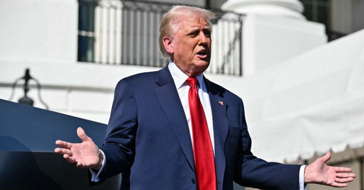 En la imagen, el presidente de Estados Unidos, Donald Trump