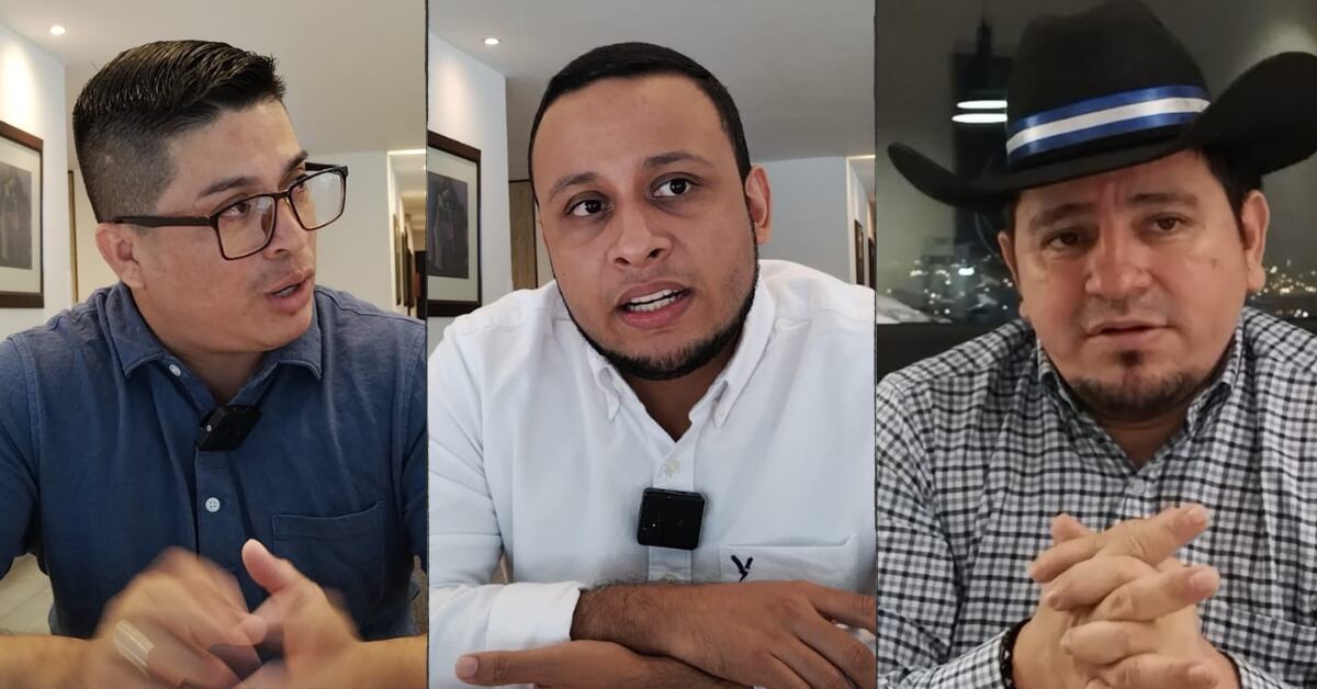 De izquierda a derecha: Víctor Tikay, periodista; Jason Salazar, activista político y Pedro Gutiérrez, activista religioso. Los tres son expresos políticos nicaragüenses que fueron desterrados por el régimen de Daniel Ortega el pasado 5 de setiembre. Foto: Ferlin Fuentes