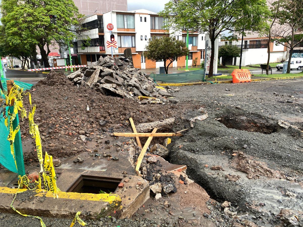 Así se ve la Cali mientras se hacen los arreglos en la Calle 21.
