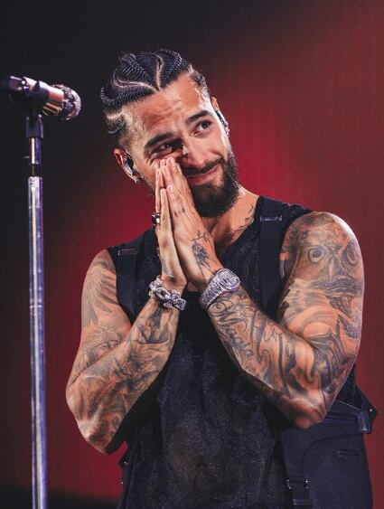 Artistas en concierto.