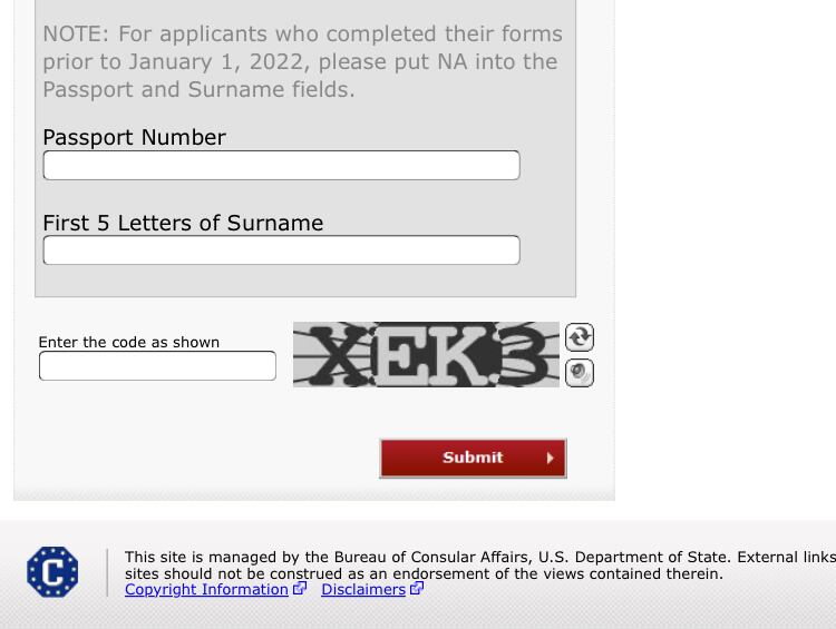 Verificar visa de Estados Unidos.