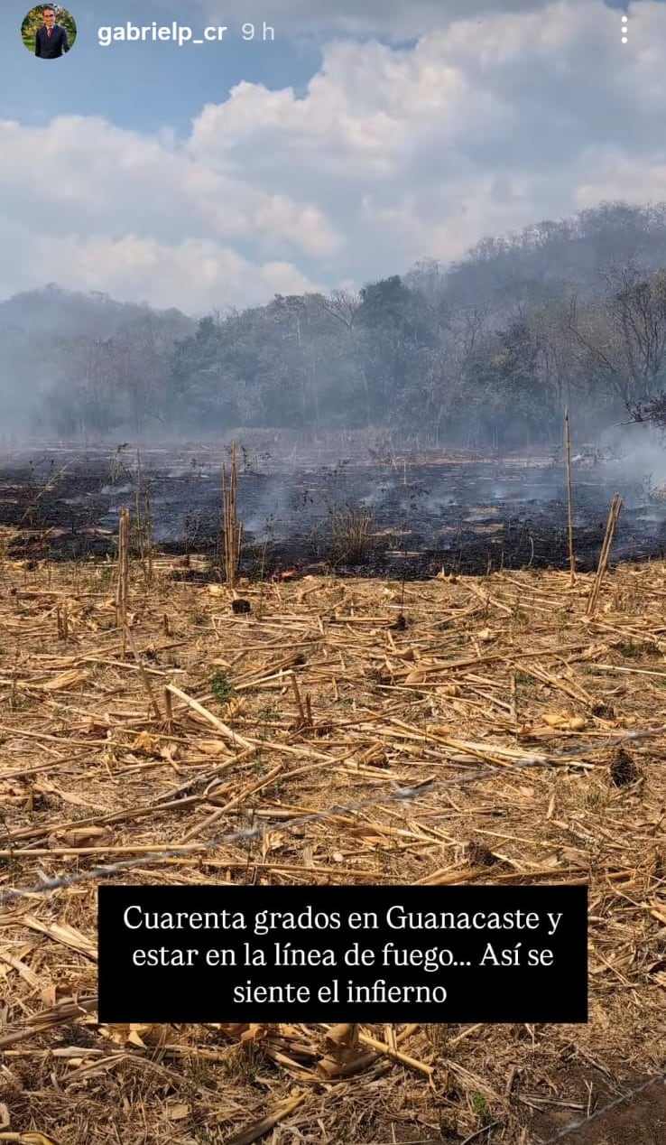 El periodista Gabriel Pacheco dio a conocer cómo es una cobertura al borde del fuego.