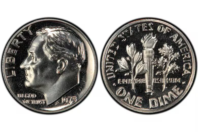 La Rooselvet Dime de 1975 se convirtió en la pieza más relevante de la serie