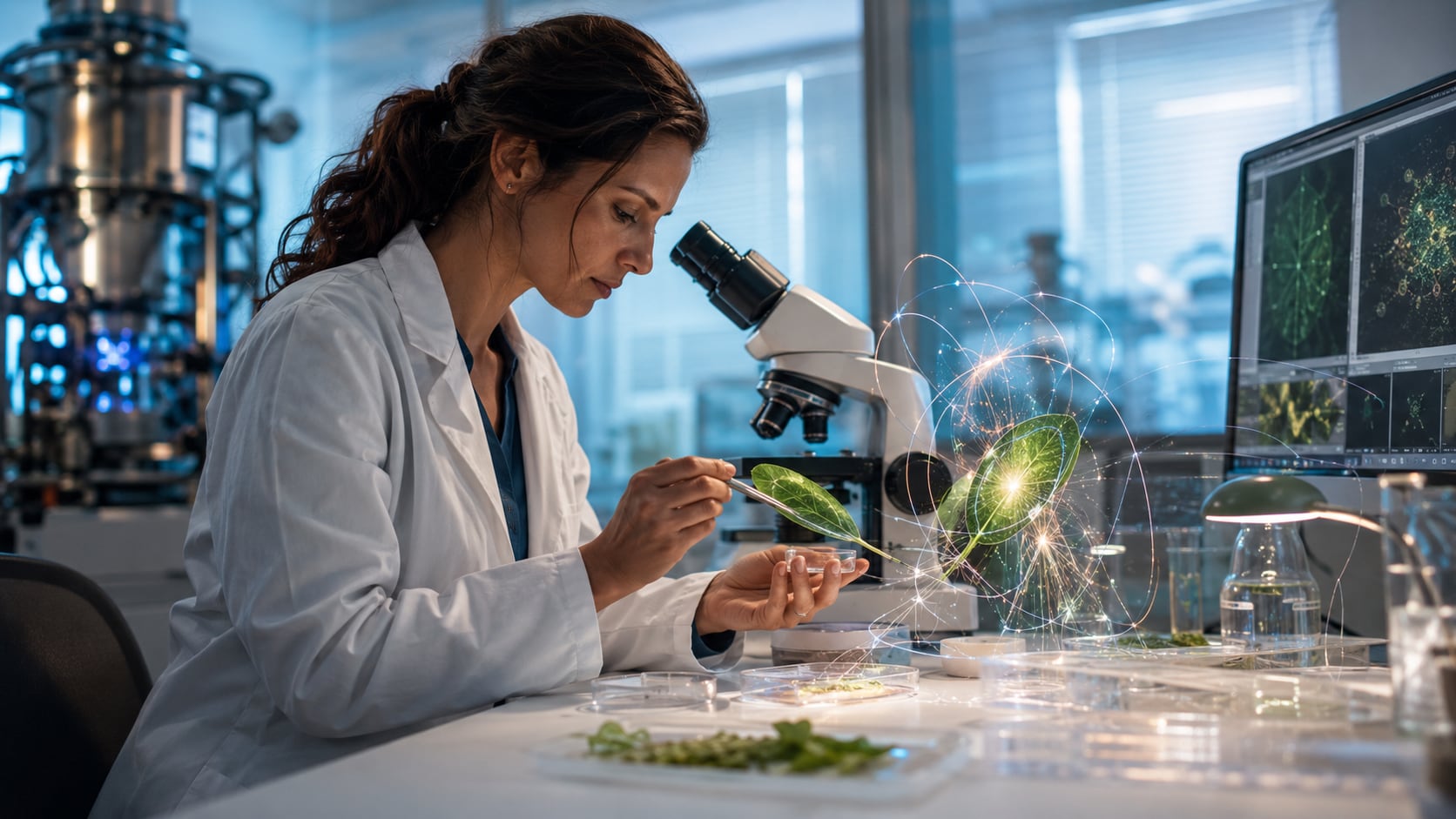 La biología cuántica busca explicar si procesos como la fotosíntesis, la actividad de las enzimas y la respuesta celular a campos magnéticos dependen de fenómenos propios del mundo subatómico.