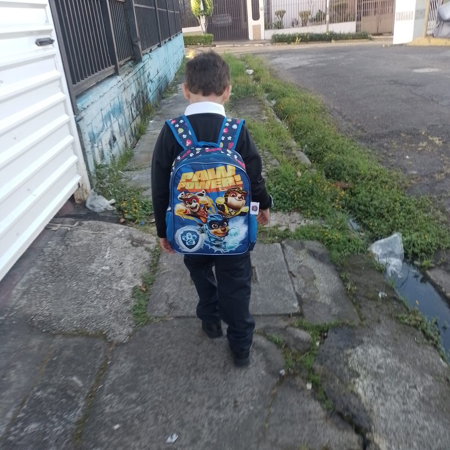 Gael Guevara entró este 2025 a primer grado de la escuela