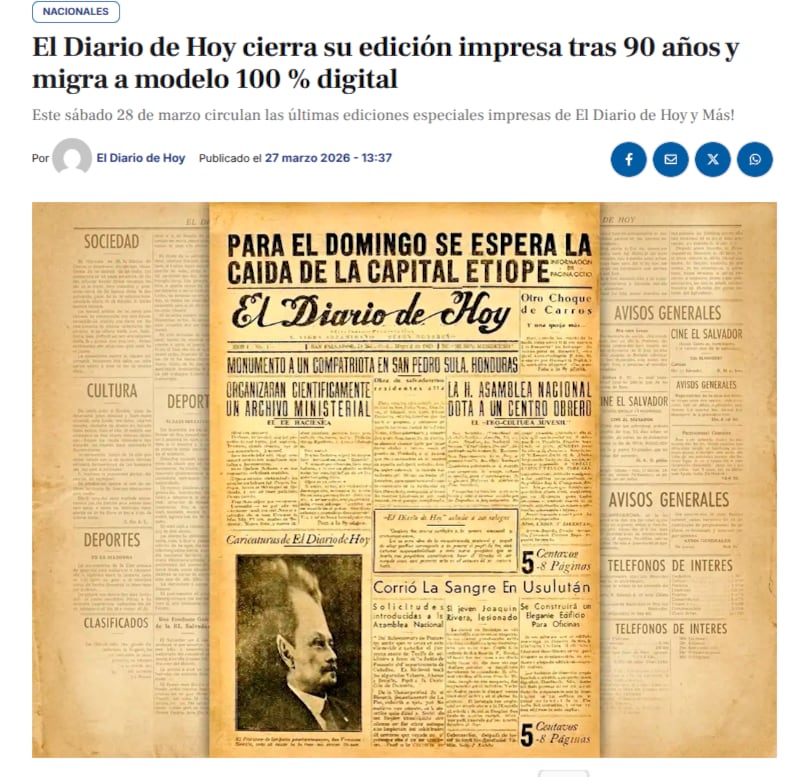 Diario de Hoy.