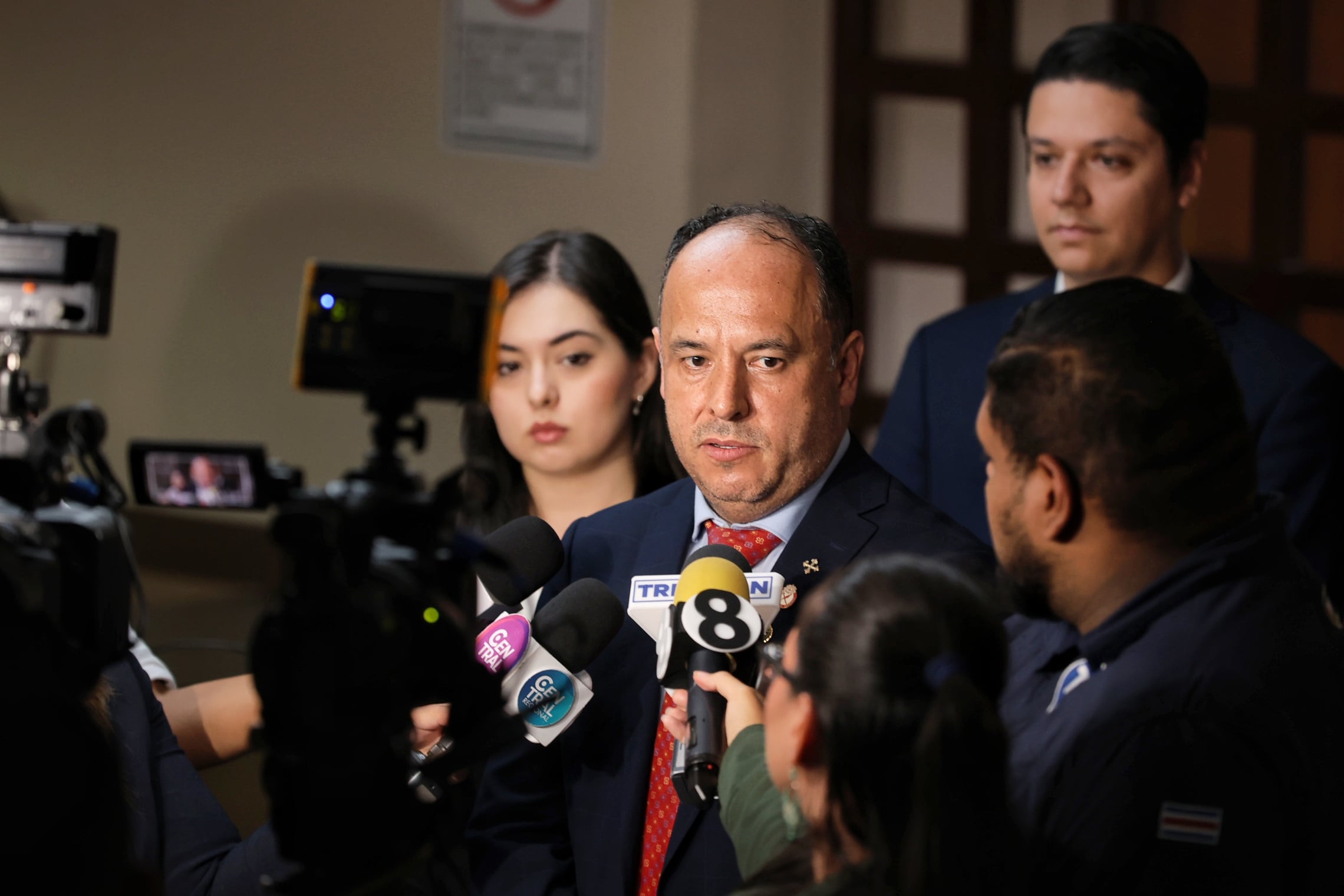30/09/2024/ En la imagen el Fiscal Ronald Segura durante audiencia a Marta Esquivel / foto John Durán