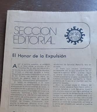 Opinión editorial de El Sol.