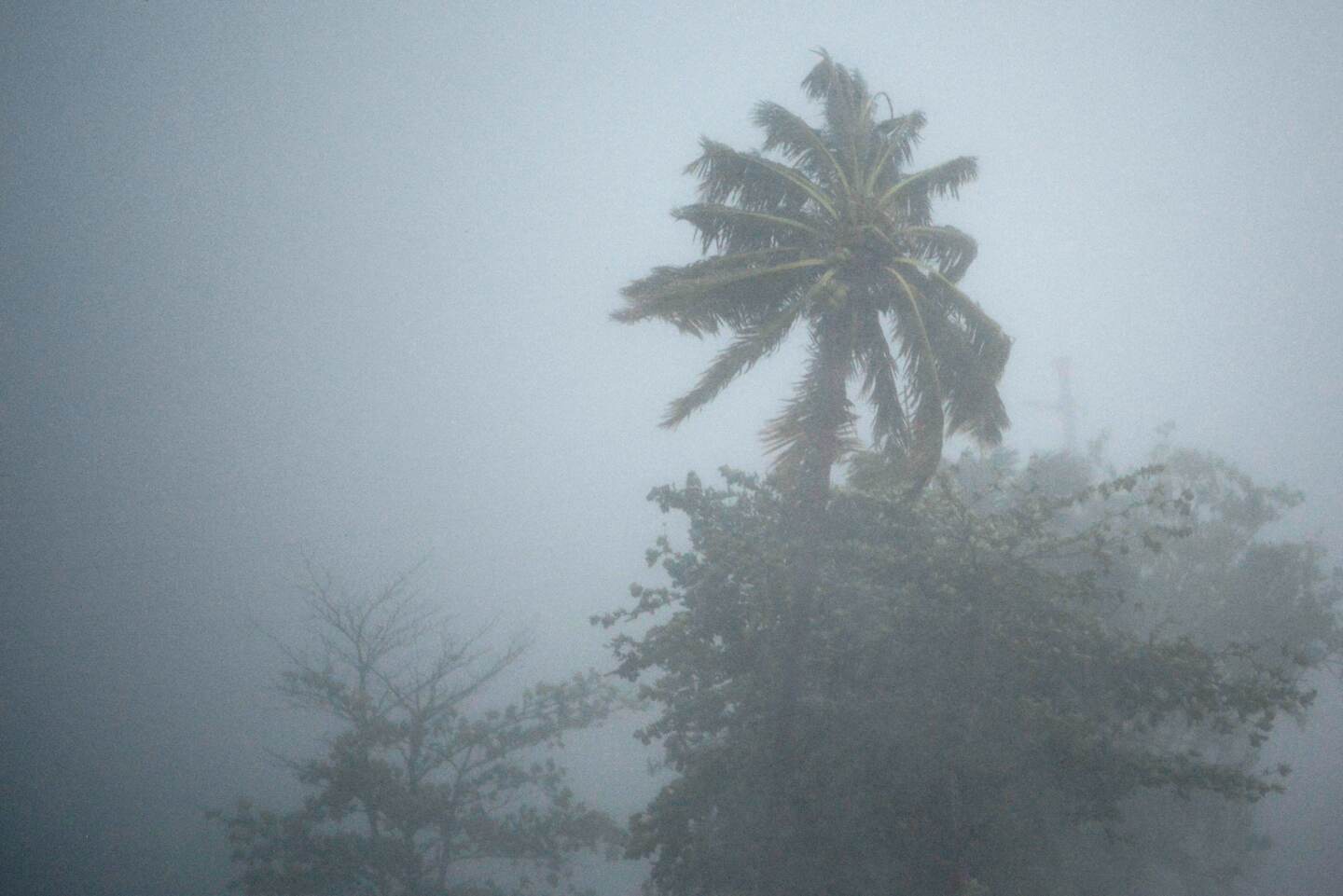 El paso del huracán Irma ha provocado fuertes lluvias en Fajardo, Puerto Rico.