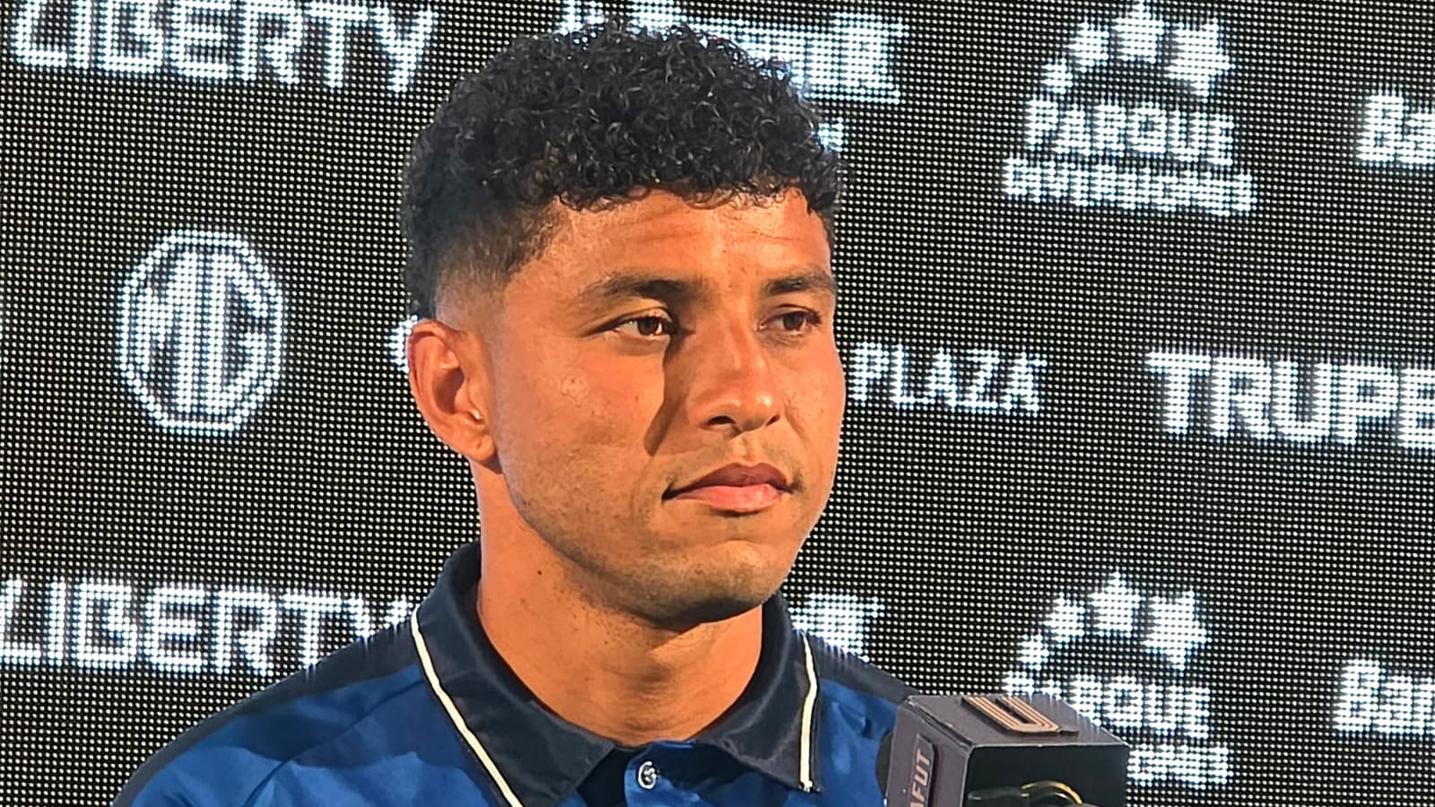 Johan Venegas en el dia de medios de la Unafut, previo a la semifinal contra Saprissa